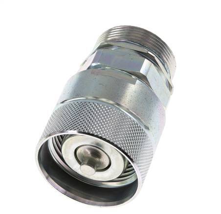Stalen DN 25 Hydraulische Koppeling Insteeknippel 35 mm L Knelring ISO 8434-1 D M48 x 3