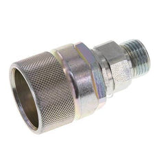 Steel DN 10 Hydraulic Coupling Plug 10 mm S Compression Ring ISO 14541/8434-1 D M28 x 2