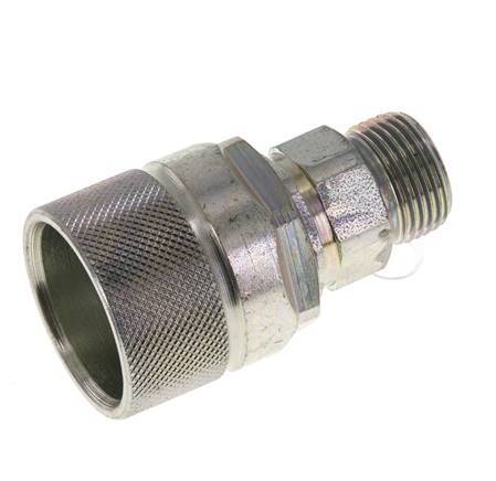 Stalen DN 10 Hydraulische Koppeling Insteeknippel 12 mm S Knelring ISO 14541/8434-1 D M28 x 2