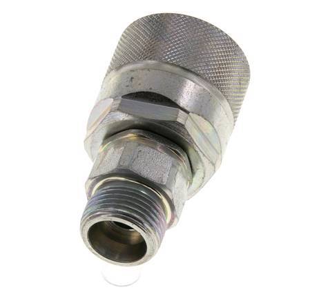 Stalen DN 10 Hydraulische Koppeling Insteeknippel 12 mm S Knelring ISO 14541/8434-1 D M28 x 2