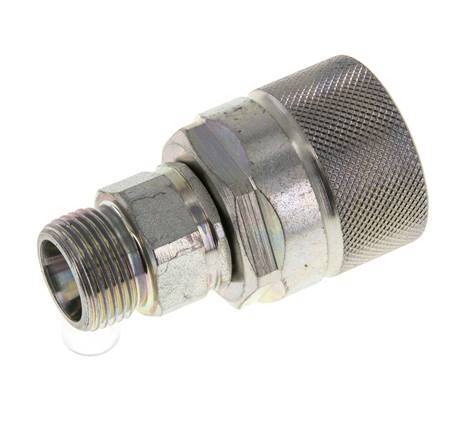 Stalen DN 10 Hydraulische Koppeling Insteeknippel 12 mm S Knelring ISO 14541/8434-1 D M28 x 2