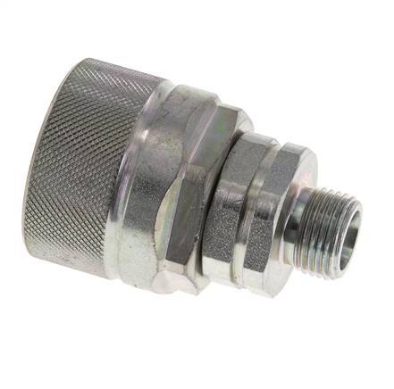 Stalen DN 12.5 Hydraulische Koppeling Insteeknippel 10 mm S Knelring ISO 14541/8434-1 D M36 x 2