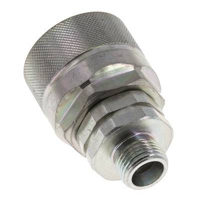 Stalen DN 12.5 Hydraulische Koppeling Insteeknippel 10 mm S Knelring ISO 14541/8434-1 D M36 x 2
