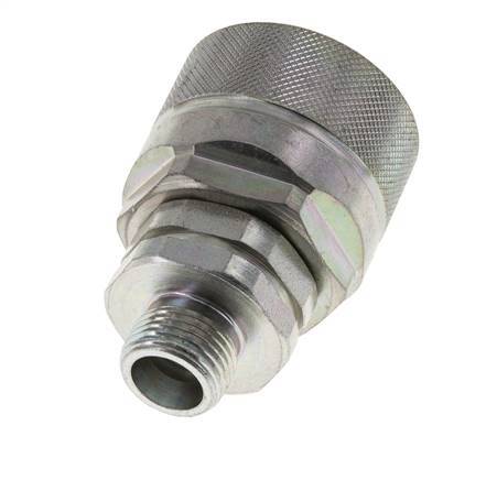 Stalen DN 12.5 Hydraulische Koppeling Insteeknippel 10 mm S Knelring ISO 14541/8434-1 D M36 x 2