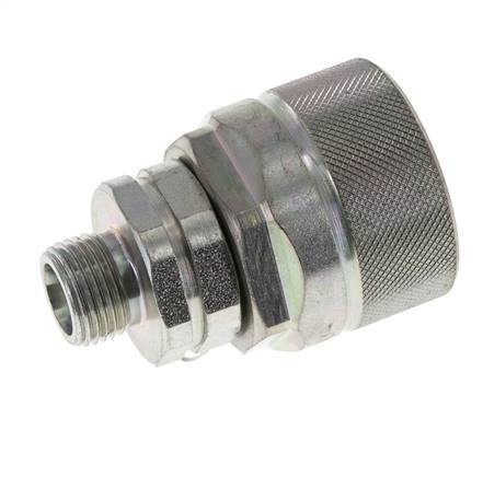 Stalen DN 12.5 Hydraulische Koppeling Insteeknippel 10 mm S Knelring ISO 14541/8434-1 D M36 x 2
