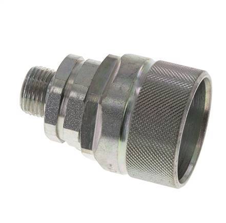 Stalen DN 12.5 Hydraulische Koppeling Insteeknippel 10 mm S Knelring ISO 14541/8434-1 D M36 x 2