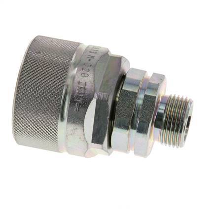 Stalen DN 12.5 Hydraulische Koppeling Insteeknippel 12 mm S Knelring ISO 14541/8434-1 D M36 x 2