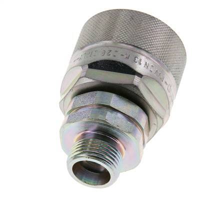 Stalen DN 12.5 Hydraulische Koppeling Insteeknippel 12 mm S Knelring ISO 14541/8434-1 D M36 x 2
