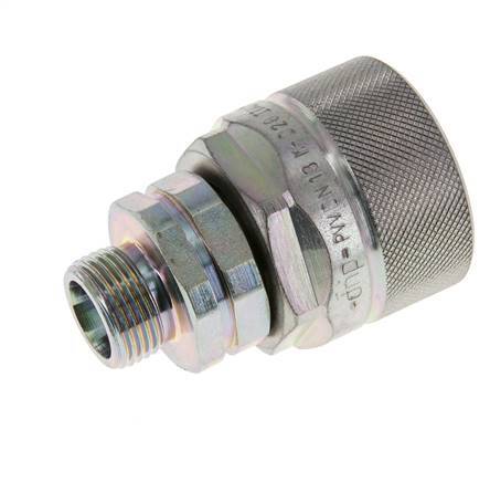 Stalen DN 12.5 Hydraulische Koppeling Insteeknippel 12 mm S Knelring ISO 14541/8434-1 D M36 x 2
