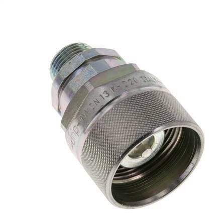 Stalen DN 12.5 Hydraulische Koppeling Insteeknippel 12 mm S Knelring ISO 14541/8434-1 D M36 x 2