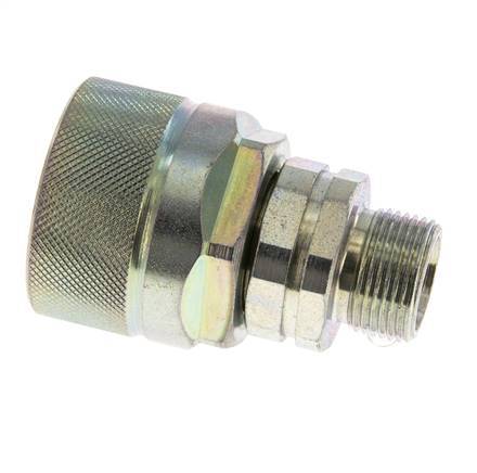Stalen DN 12.5 Hydraulische Koppeling Insteeknippel 14 mm S Knelring ISO 14541/8434-1 D M36 x 2