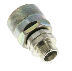 Stalen DN 12.5 Hydraulische Koppeling Insteeknippel 14 mm S Knelring ISO 14541/8434-1 D M36 x 2