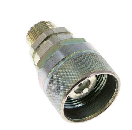 Stalen DN 12.5 Hydraulische Koppeling Insteeknippel 14 mm S Knelring ISO 14541/8434-1 D M36 x 2