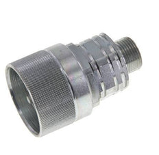 Steel DN 20 Hydraulic Coupling Plug 14 mm S Compression Ring ISO 14541/8434-1 D M42 x 2