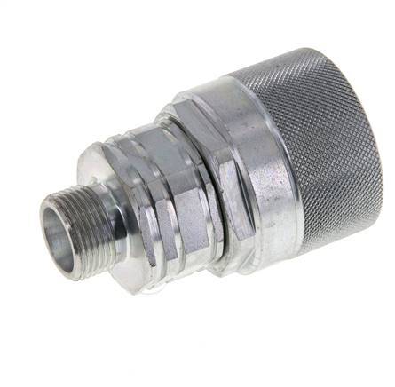 Stalen DN 20 Hydraulische Koppeling Insteeknippel 14 mm S Knelring ISO 14541/8434-1 D M42 x 2