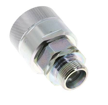 Stalen DN 25 Hydraulische Koppeling Insteeknippel 20 mm S Knelring ISO 8434-1 D M48 x 3
