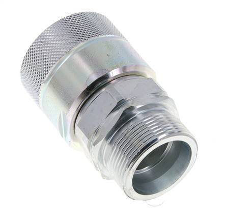 Stalen DN 25 Hydraulische Koppeling Insteeknippel 30 mm S Knelring ISO 8434-1 D M48 x 3