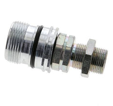 Steel DN 12.5 Hydraulic Coupling Socket 14 mm S Compression Ring Bulkhead ISO 14541/8434-1 D M36 x 2
