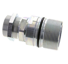 Steel DN 31.5 Hydraulic Coupling Socket 38 mm S Compression Ring Bulkhead ISO 8434-1 D M70 x 3