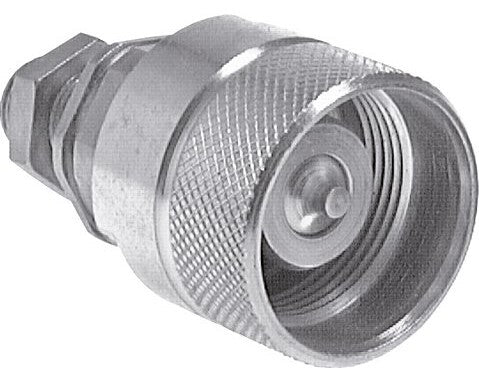 Stalen DN 25 Hydraulische Koppeling Insteeknippel 30 mm S Knelring Schotkoppeling ISO 8434-1 D M48 x 3