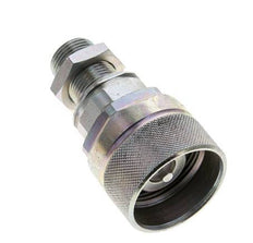Steel DN 12.5 Hydraulic Coupling Plug 12 mm S Compression Ring Bulkhead ISO 14541/8434-1 D M36 x 2