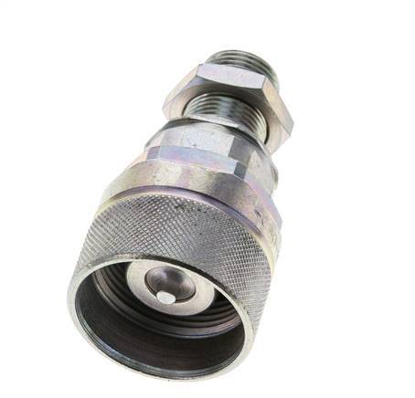 Steel DN 12.5 Hydraulic Coupling Plug 12 mm S Compression Ring Bulkhead ISO 14541/8434-1 D M36 x 2
