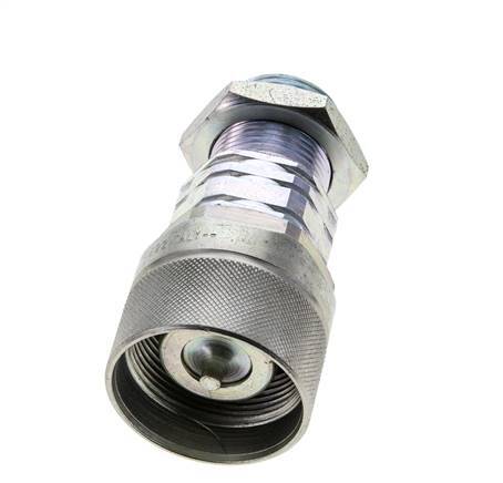 Steel DN 20 Hydraulic Coupling Plug 20 mm S Compression Ring Bulkhead ISO 14541/8434-1 D M42 x 2