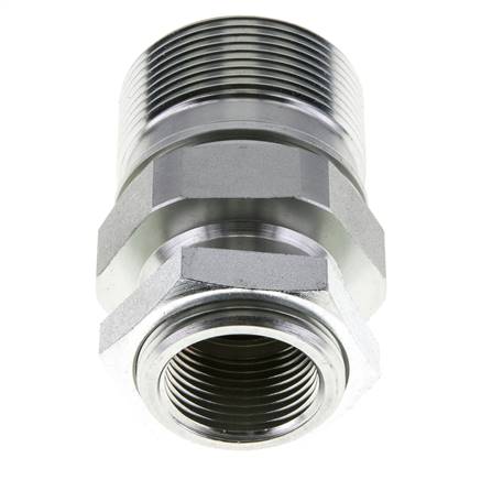 Stalen EDBRO Schroefkoppelingen G 1 inch Binnendraad Vaste Helft D 54 mm