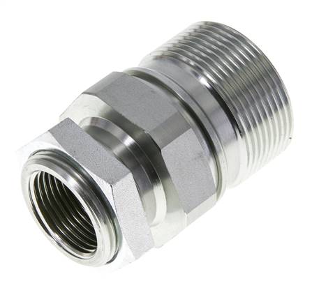 Stalen EDBRO Schroefkoppelingen G 1 inch Binnendraad Vaste Helft D 54 mm