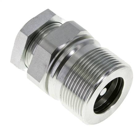 Stalen EDBRO Schroefkoppelingen G 1 inch Binnendraad Vaste Helft D 54 mm