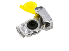 Aluminium Gladhand Koppeling M16x1.5 Binnendraad Onderbreking (geel) DIN 74342