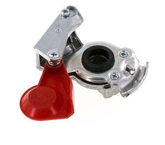 Aluminium Gladhand Koppeling M22x1.5 Binnendraad Toevoer (rood) DIN 74342