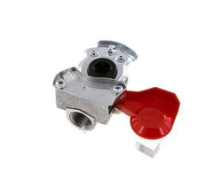 Aluminium Gladhand Koppeling M22x1.5 Binnendraad Toevoer (rood) DIN 74254