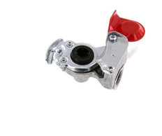 Aluminium Gladhand Koppeling M22x1.5 Binnendraad Toevoer (rood) DIN 74254