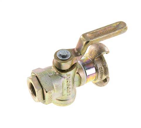 G 1/2'' Smoorventiel Klauwkoppeling DIN 3486 Gietijzer