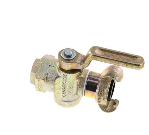 G 1/2'' Smoorventiel Klauwkoppeling DIN 3486 Gietijzer