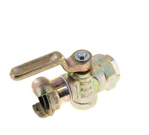 G 1/2'' Smoorventiel Klauwkoppeling DIN 3486 Gietijzer