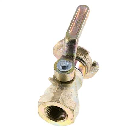 G 3/4'' Smoorventiel Klauwkoppeling DIN 3486 Gietijzer