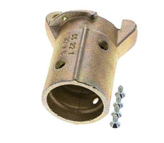 Zandstraalkoppeling 32x48 mm Slangaansluiting Smeedbaar Gietijzer Koppeling Lengte 136 mm