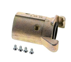 Zandstraalkoppeling 32x48 mm Slangaansluiting Smeedbaar Gietijzer Koppeling Lengte 136 mm