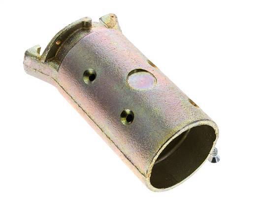 Zandstraalkoppeling 38x56 mm Slangaansluiting Smeedbaar Gietijzer Koppeling Lengte 136 mm