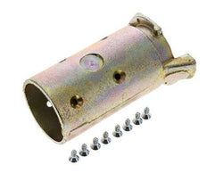 Zandstraalkoppeling 38x56 mm Slangaansluiting Smeedbaar Gietijzer Koppeling Lengte 136 mm