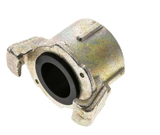 Zandstraalkoppeling 1 1/4'' Binnendraad Smeedbaar Gietijzer Koppeling Lengte 62 mm