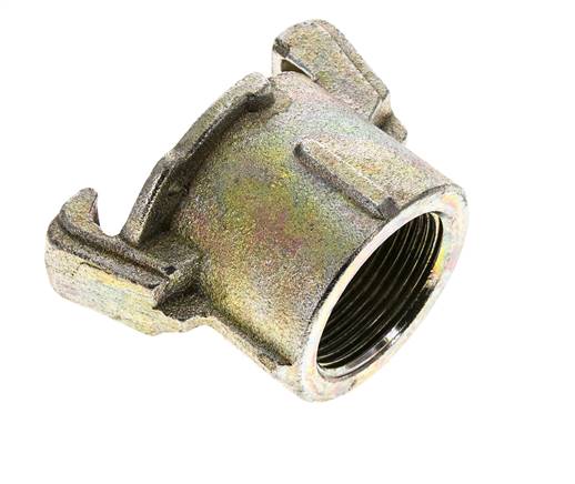 Zandstraalkoppeling 1 1/4'' Binnendraad Smeedbaar Gietijzer Koppeling Lengte 62 mm