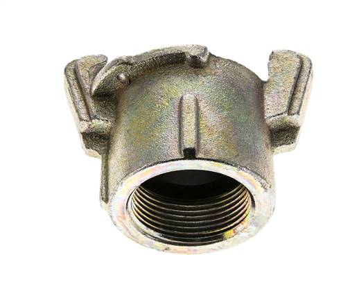 Zandstraalkoppeling 1 1/4'' Binnendraad Smeedbaar Gietijzer Koppeling Lengte 62 mm
