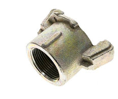 Zandstraalkoppeling 1 1/4'' Binnendraad Smeedbaar Gietijzer Koppeling Lengte 62 mm