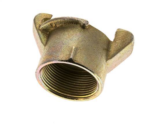 Zandstraalkoppeling 1 1/2'' Binnendraad Smeedbaar Gietijzer Koppeling Lengte 55 mm