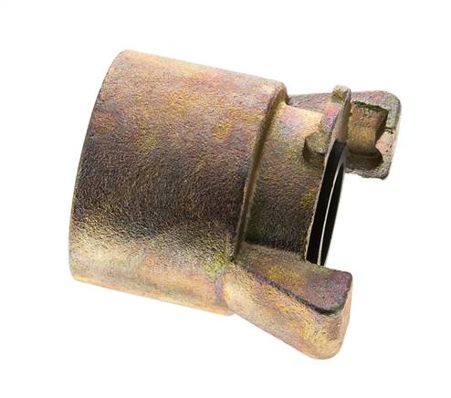 Zandstraalkoppeling 2'' Binnendraad Smeedbaar Gietijzer Koppeling Lengte 79 mm