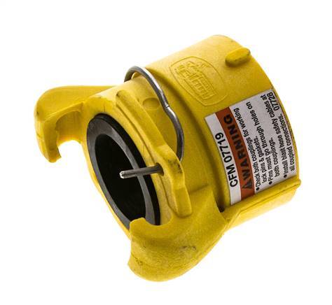 Sandblast Coupling 50 mm Female Threads Nylon Coupling Length 63 mm