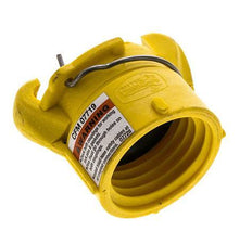 Zandstraalkoppeling 50 mm Binnendraad Nylon Koppeling Lengte 63 mm